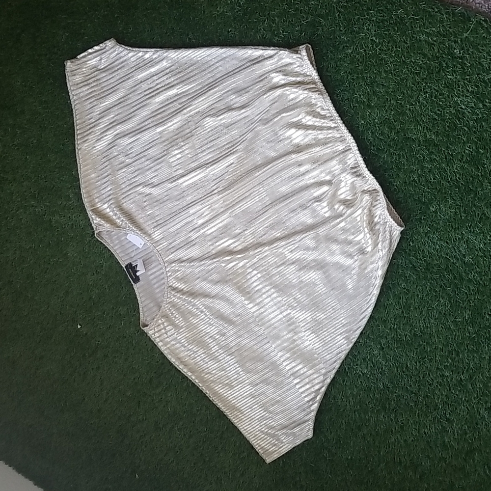 GOLD ANGEL-WING CROP TOP - XL